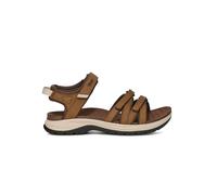 Teva Leather Sporty Ankle Strap Flat Sandals Tan
