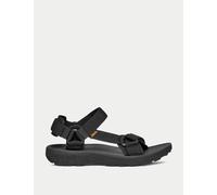 Teva male Hydratrek Flat Sandals - 8 - Black, Black