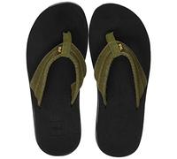 Teva Men's Ankle-Strap M VOYA Canvas FLIP, Dark Olive, 7 UK