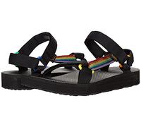 (10 UK) Teva Mid Universal Pride Men's Lifestlye Sandals, Black/Rainbow
