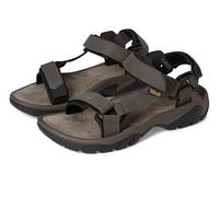 Teva Mens Terra Fi 5 Universal Leather Sandals Mid Grey Size UK 10