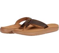 Teva Men's Voya Flip Leather Flop, Macchiato, 10 UK