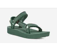 Women's TEVA Midform Universal Canvas Sandals in Silver Pine, Size 3
