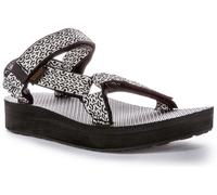 Teva Midform Universal Open Toe Strap Vegan Womens Sandal Brown Green UK 3 - 8