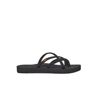 Teva Olowahu Flat Sandals, Black, Size 6, Women Black