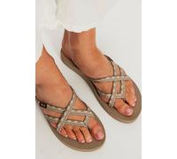 Teva Olowahu Sandals at Free People in Kaleidoscope Neutral, Size: US 6 - female