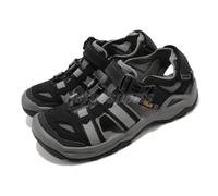 Teva Omnium 2 Black Grey Men Outdoors Trail Water Shoes Sandals 1019180-BLK