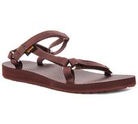 Teva Original Universal S Womens Flat Sandals Rum Raisin, Black, 4