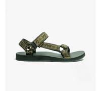 Teva Men's Sandalias de Montaña Original Marrón Trail Running Shoe, Bandana Dark Olive, 10.5 UK