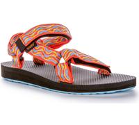 Teva Original Universal Revive 80s Remade Vegan Womens Sandal Red Multi UK 3 - 8