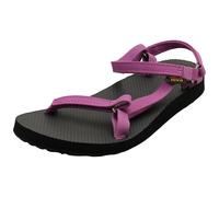 (6) Teva Original Universal Slim Womens Walking Sandals in Black Purple