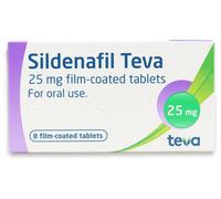 Teva Sildenafil 25mg 8 Tablets