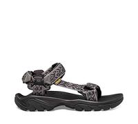 Teva Terra FI 5 Universal, Men Open Toe Sandals Open Toe Sandals, Black (Wavy Trail Black Wtbc), 12 UK (47 EU)
