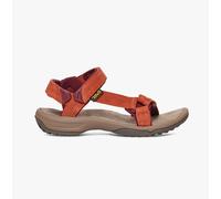 Teva Terra Fi Lite Suede Womens Sandals Languostino - Orange - Size UK 4