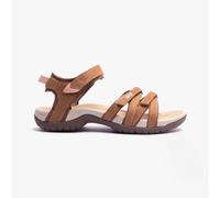 Teva Tirra Leather Womens Strappy Sandals Honey Brown - Size UK 4