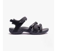 Teva Tirra Womens Polyester Touch Fasten Vegan Casual Black Sandals