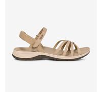 Teva Tirratraveler Womens Polyester Lightweight White Pepper Cross Strap Sandals