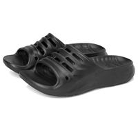 Teva Unisex-Adult Apretrail Slide Sandal, Black, 5 Women/3 Men