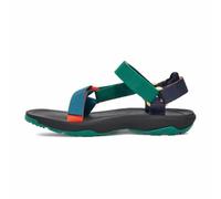 Teva Unisex-Child Casual Sandal, Blue Coral Multi, 4 Big Kid
