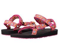 Teva Original Universal Sandal, Bubbles Carrot/Fuchsia, 4.5 UK Child
