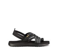 Teva Voya Strappy, Women Heels Sandals Open Toe Sandals, Black (Hera Black Hbk), 7 UK (40 EU)