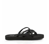 Teva Women’s Olowahu W's Flip Flops, Black (Mix B On Black), 4 UK (6 US)
