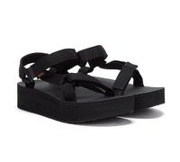 Teva Womens Black Flatform Universal Sandals 1008844-BLK TOWER London
