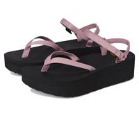 Women's TEVA Flatform Slim Sandal Shoes in Lilas/Black, Size 5