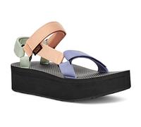 Teva Women's Sandals Flatform Universal – Open Toe Vegan Strap – Sherbert Multi UK 8
