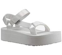 Teva Flatform Universal Womens Bright White Walking Sandals