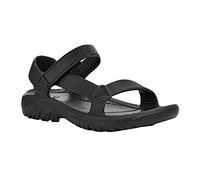 Women's TEVA Hurricane Drift Water Sandal Shoes in Black/Black, Size 6