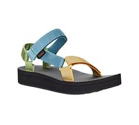 Teva Midform Universal Womens Metallic Blue Multi Walking Sandals - 6 UK