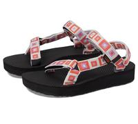 Teva Womens Midform Universal Retro Squars Explore - Black/Multicolour - Size UK 6