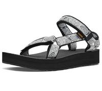 Teva Women's Midform Universal Wedge Sandal, Enchanted Forest Black/White, 8