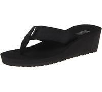 Teva Women's Mush 웨지 Wedge 2-wmush Mandalyn Keilabsatz 2-w flip Flop, Motif Black, 6 UK
