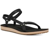 Teva Women's Original Universal Slim Lea Sandal, Black/Tan, 6 UK