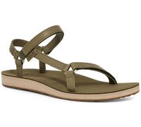 Women's TEVA Original Universal Slim Leather Sandals in Burnt Olive, Size 7
