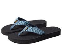Teva Women's Reflip Sandal, Retro Geometric Blue, 5 UK