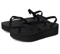 Women's TEVA Flatform Slim Sandals in Black, Size 4
