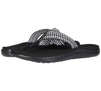 Teva Women's Voya Flip-Flop, Bar Street White Multi, 8 UK
