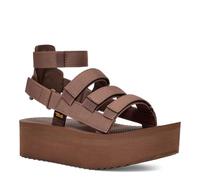 Teva Women's W Flatform Mevia Sandal, Acorn, 6 UK