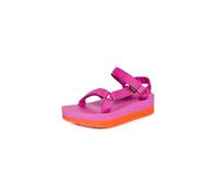 Teva Women's W Flatform Universal Sandal, Rose Violet/Orangeade, 3 UK