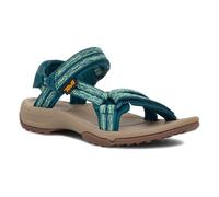 Teva Women's W Terra Fi Lite Sport Sandal, Waves Cadmium Green, 3 UK