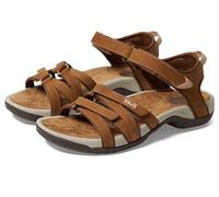 Teva Women's W Tirra Leather Sandal, Honey Brown, UK 3