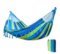 tevenger Outdoor Hammock - Maximum Load 200 kg - Ideal for Leisure, Recreation and Camping. Perfect for Travel and Survival, Made of Durable Fabric