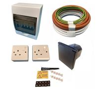 TEW 240V Double Pole Mains Electric Hook Up Installation Kit Campervan Motorhome Conversion Kit 82