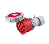 TEW Deligo 16A 4 Pin (3P+E) Red IP67 Industrial Coupler 415V