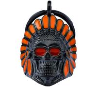 TEWAFOS Motorcycle for Bells - Bicycle Bells for Men, Stainless Steel can bring good luck and peace to motorcycle accessories, Una talla, Metal, No Gemstone