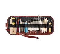 Tewzafiya Air Drying Clay Tools,Set of Dry Air Clay Modelling Tools for Adults | 36 Pieces Ceramic Tools for Pitting and Modeling Artistic