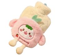 Tewzafiya Cartoon Hot Water Bottle, Plush Hot Water Bottle | Cartoon Plush Hand Warmer Cover - Hand Safe Foot Warmer, Winter Heating Bag for Your Hands